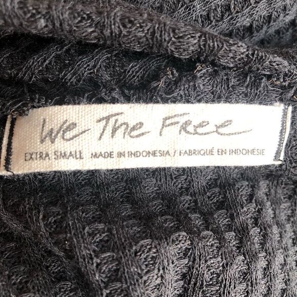 Free People We The Free Womens Westend V-Back Waffle Thermal Top - Picture 7 of 7